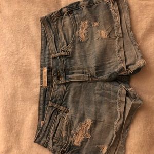 BULLHEAD ripped jeans shorts